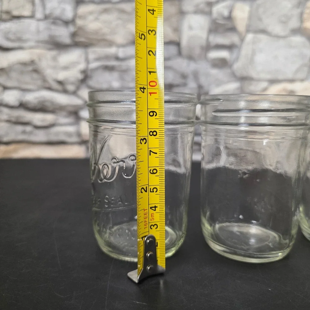 Kerr‎ Self Sealing No.501 8oz Mason Jars Set of 4 - No Lids